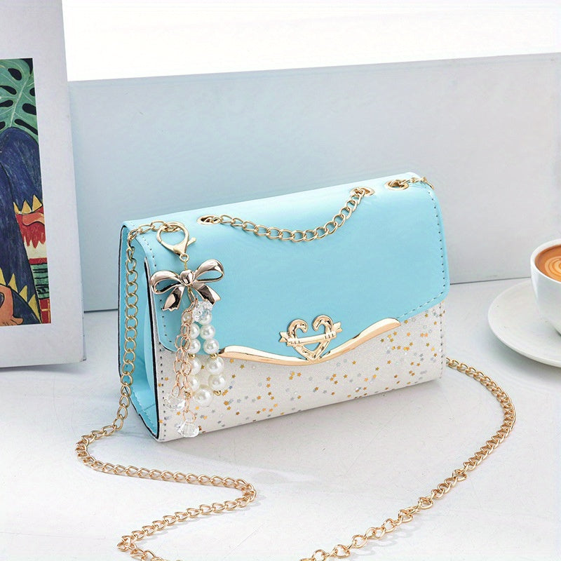 Elegant Shoulder Bag With Pendant - Perfect for Carnival Mardi Gras Music Festival