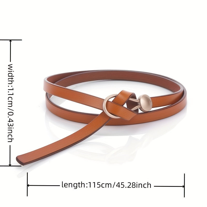 No-hole Knotted Belt Vintage