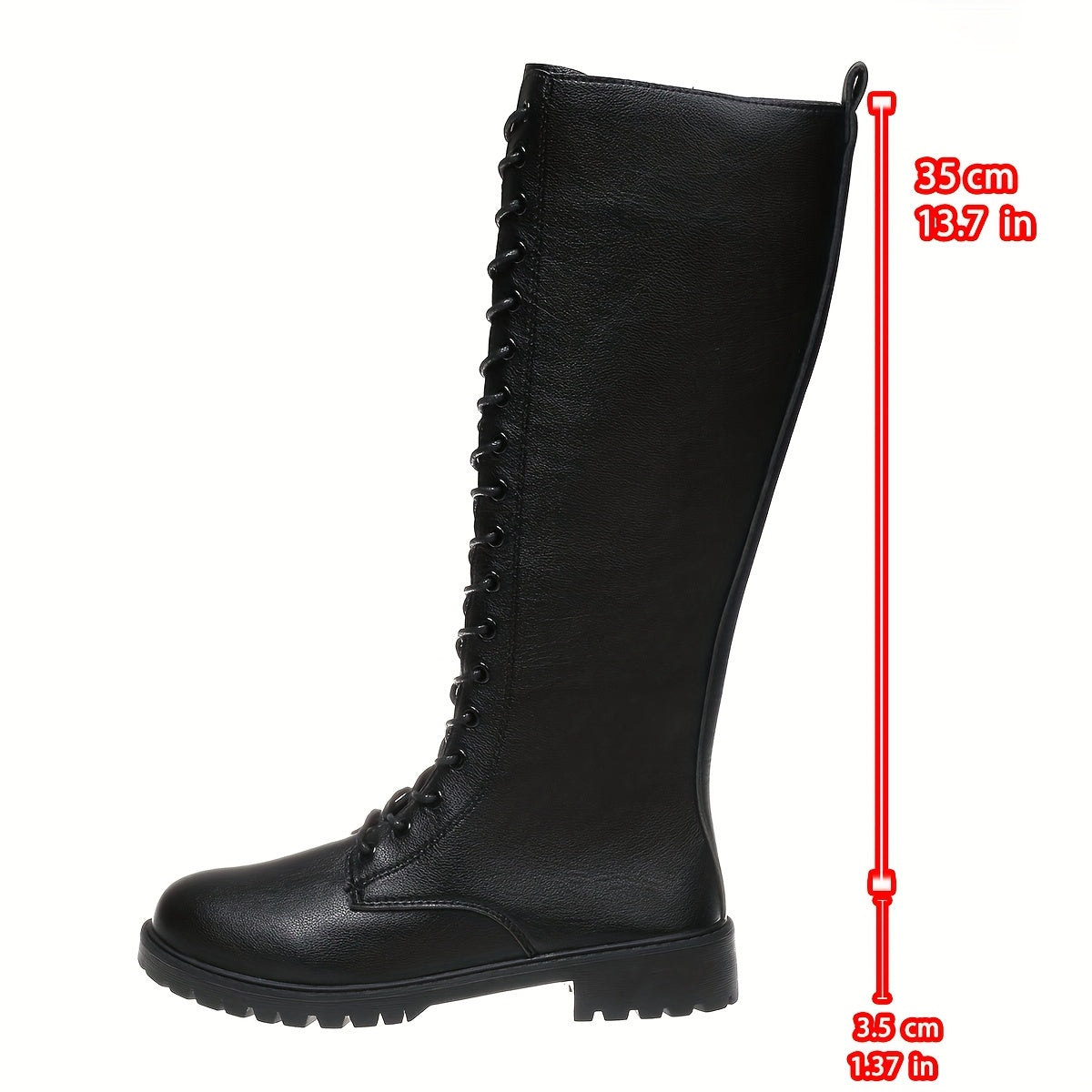 1pr Elegant Women Knee-High Boots - Casual Western Style