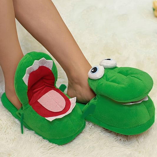 Funny Crocodile Mouth Novelty Slippers