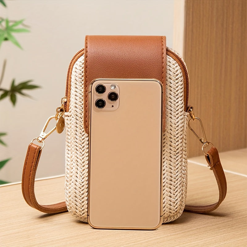 Casual Street Style Cute Mini Crossbody Phone Bag with Coin Pouch