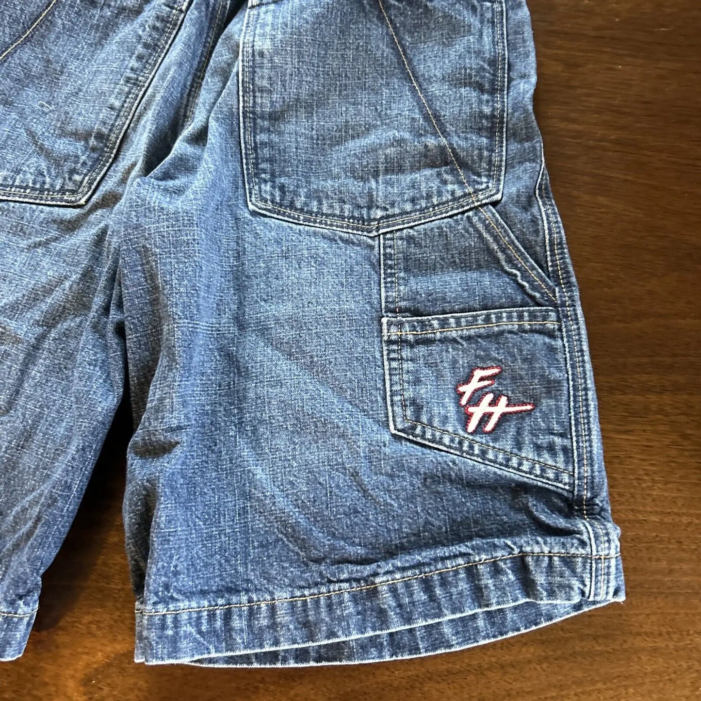 Demin Shorts Vintage Graphic Jean