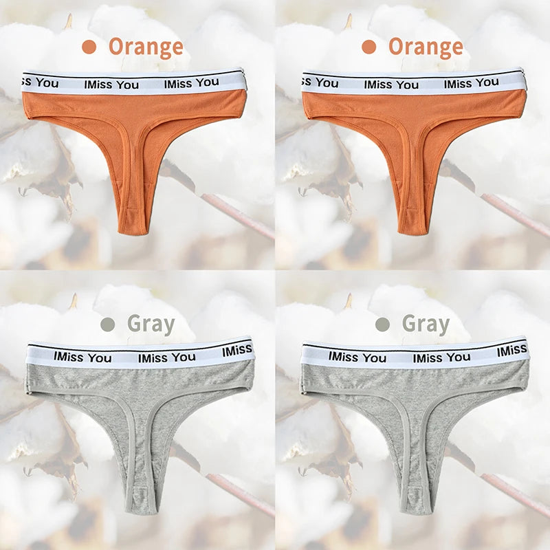 3Pcs Cotton Panties Plus