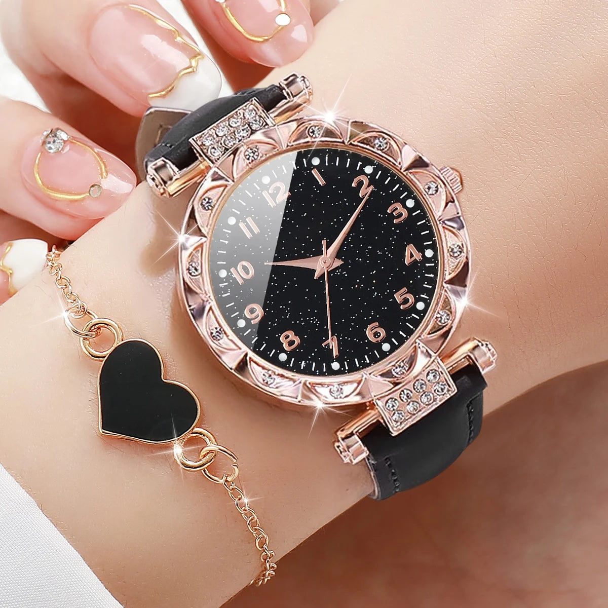 2PCS/Set Rhinestone Women's