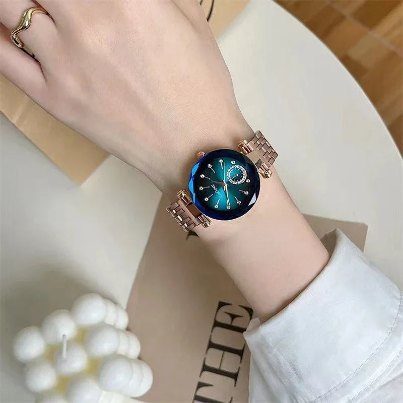 2024 New Brand Women Watches Fashion Steel Ladies Quartz Watch Reloj Mujer Marcas Famosas De Lujo gift Wristwatch Dropshipping