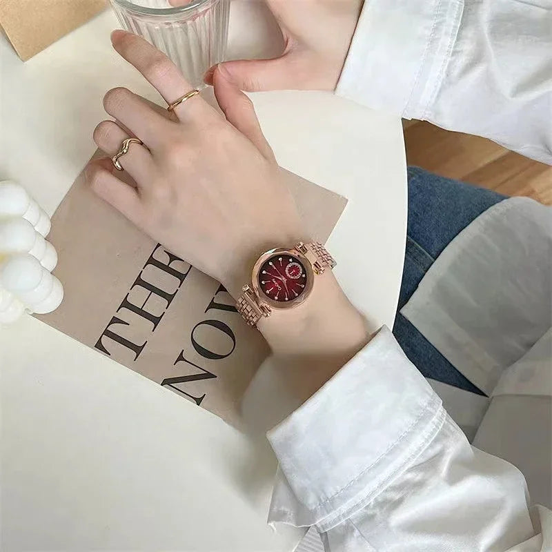 2024 New Brand Women Watches Fashion Steel Ladies Quartz Watch Reloj Mujer Marcas Famosas De Lujo gift Wristwatch Dropshipping