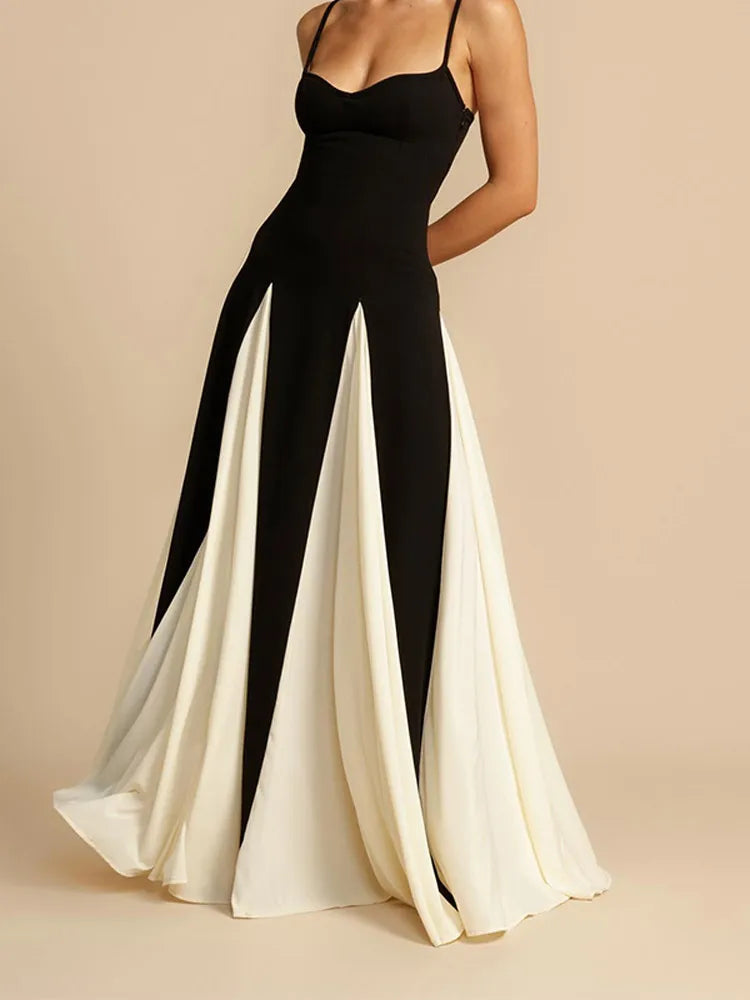 Elegant Backless Sleeveless High Waist  Chic Lady Party Robes