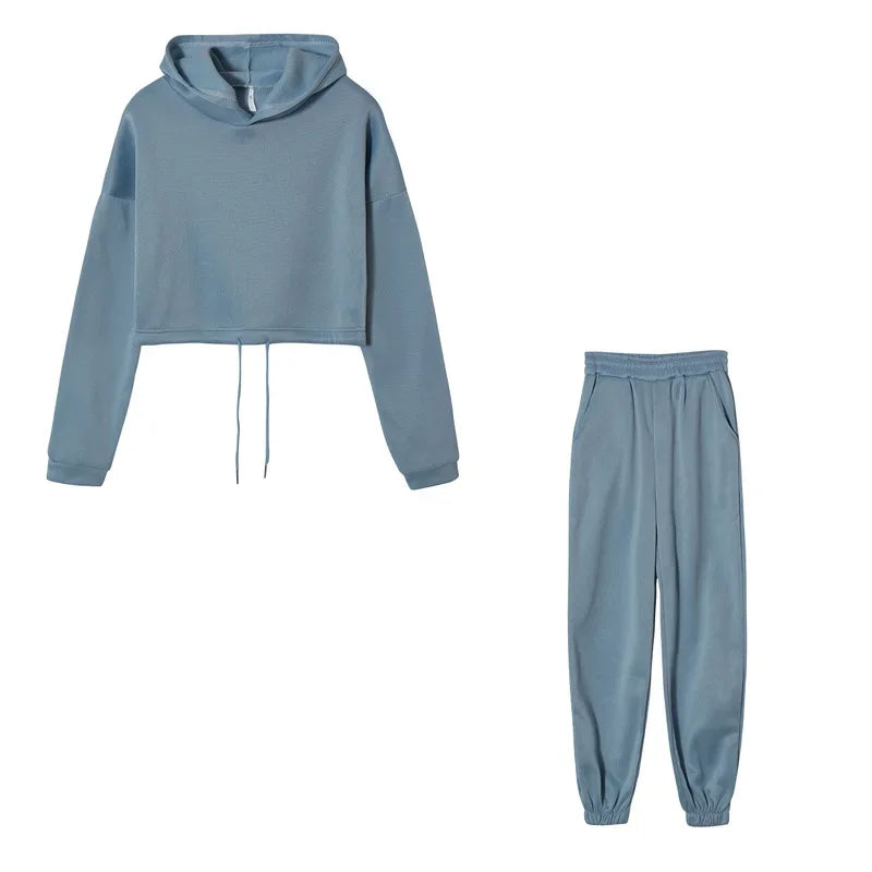 Casual Sportswear Two-piece Set Sweet Style Pant