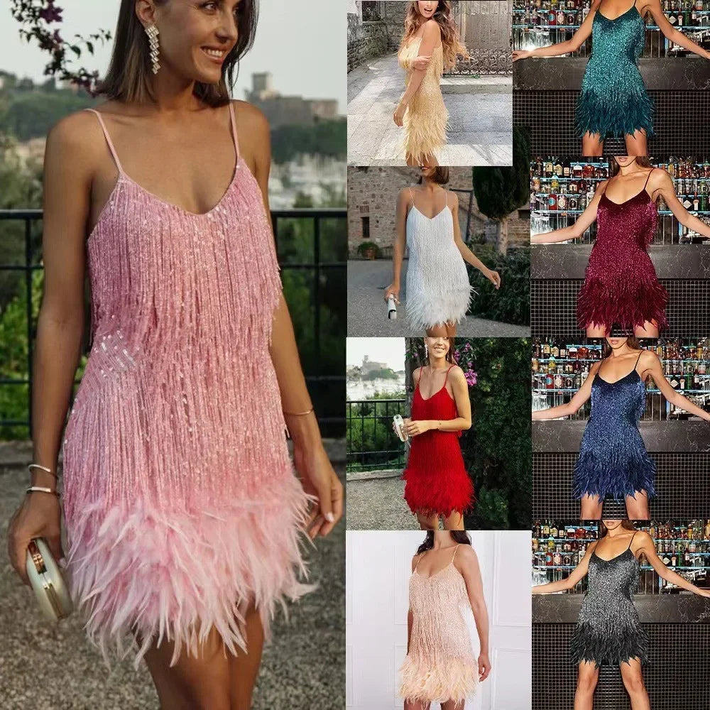 Luxury Women Clothes Tassel Fringed Sexy