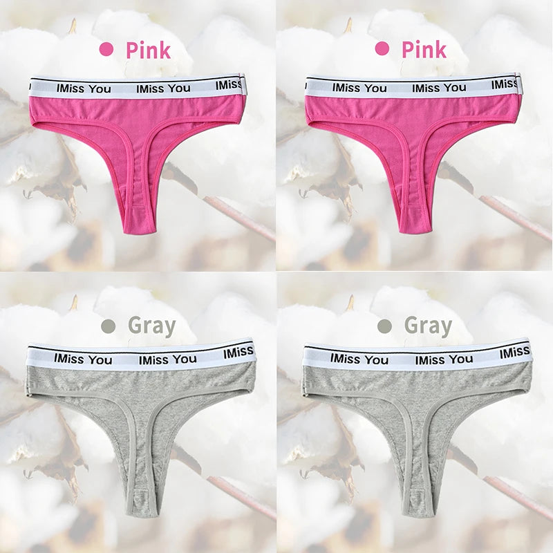 3Pcs Cotton Panties Plus