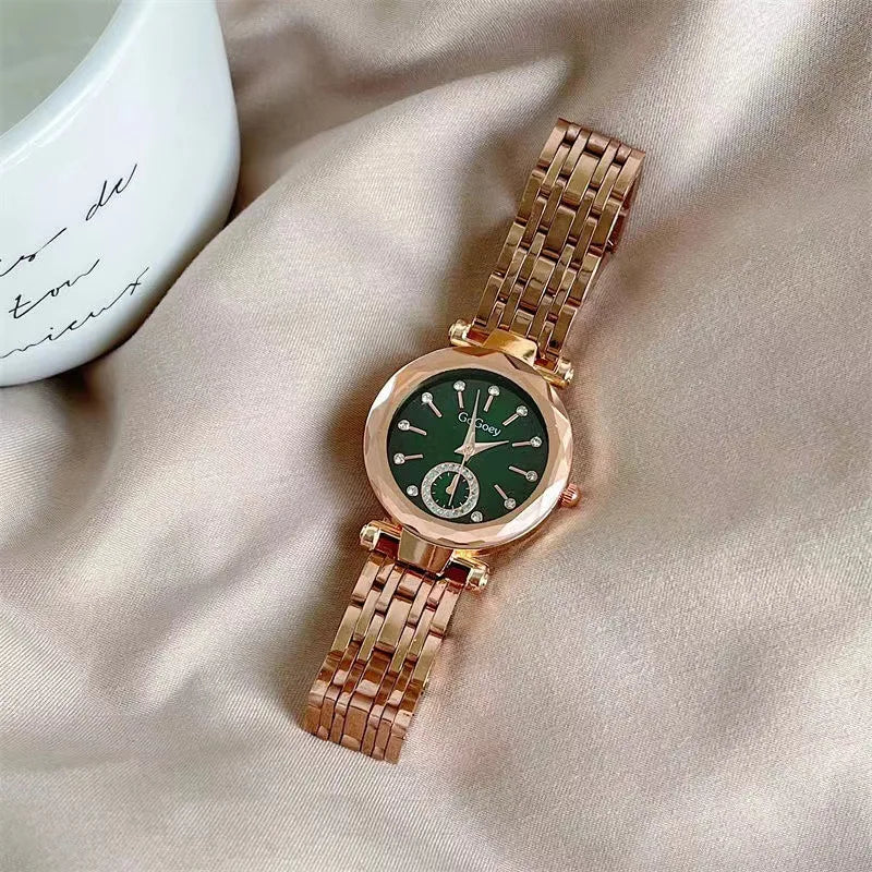 2024 New Brand Women Watches Fashion Steel Ladies Quartz Watch Reloj Mujer Marcas Famosas De Lujo gift Wristwatch Dropshipping