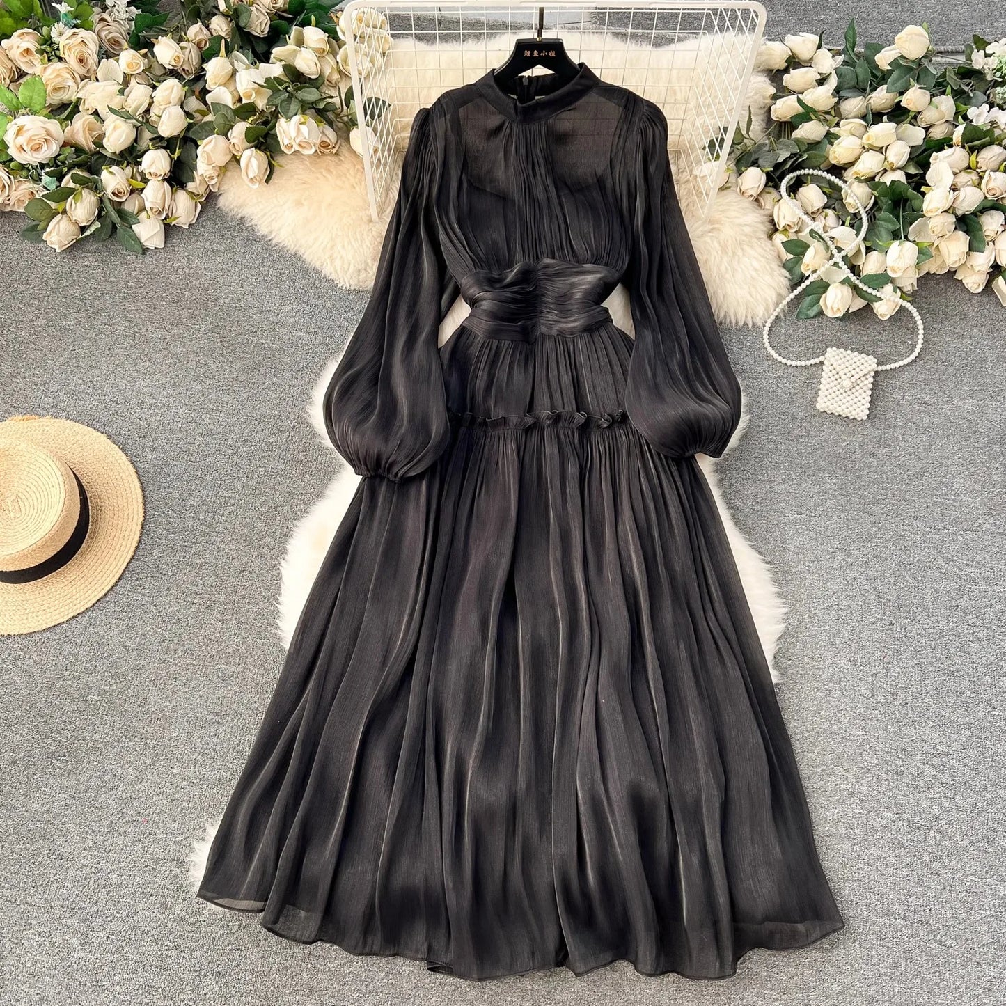 French Luxury Folds Wedding Formal Occasion Dresses