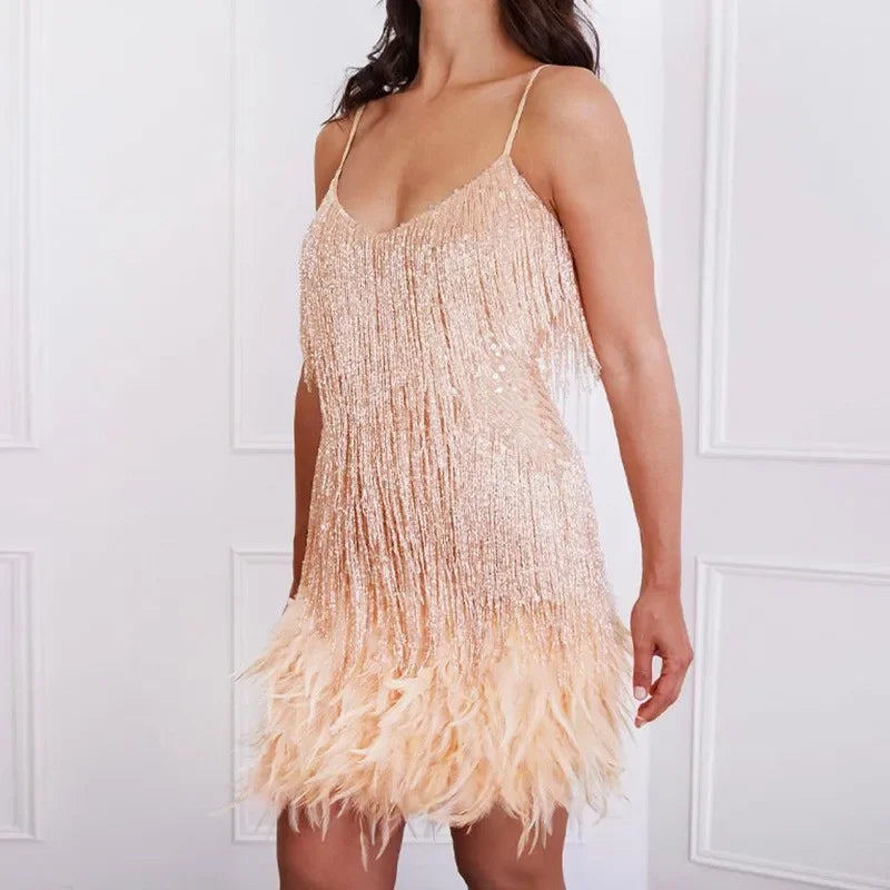 Luxury Women Clothes Tassel Fringed Sexy