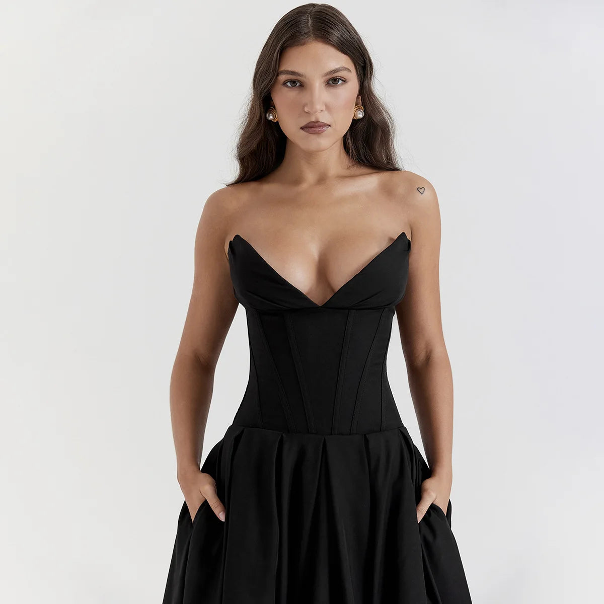 Formal Occasion Strapless Dress