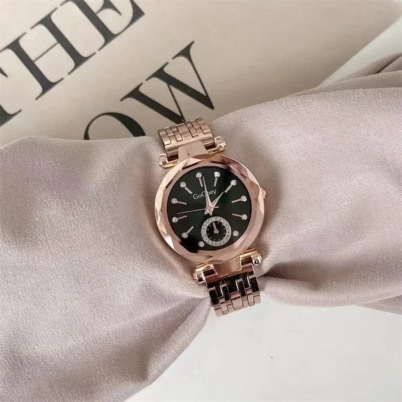 2024 New Brand Women Watches Fashion Steel Ladies Quartz Watch Reloj Mujer Marcas Famosas De Lujo gift Wristwatch Dropshipping