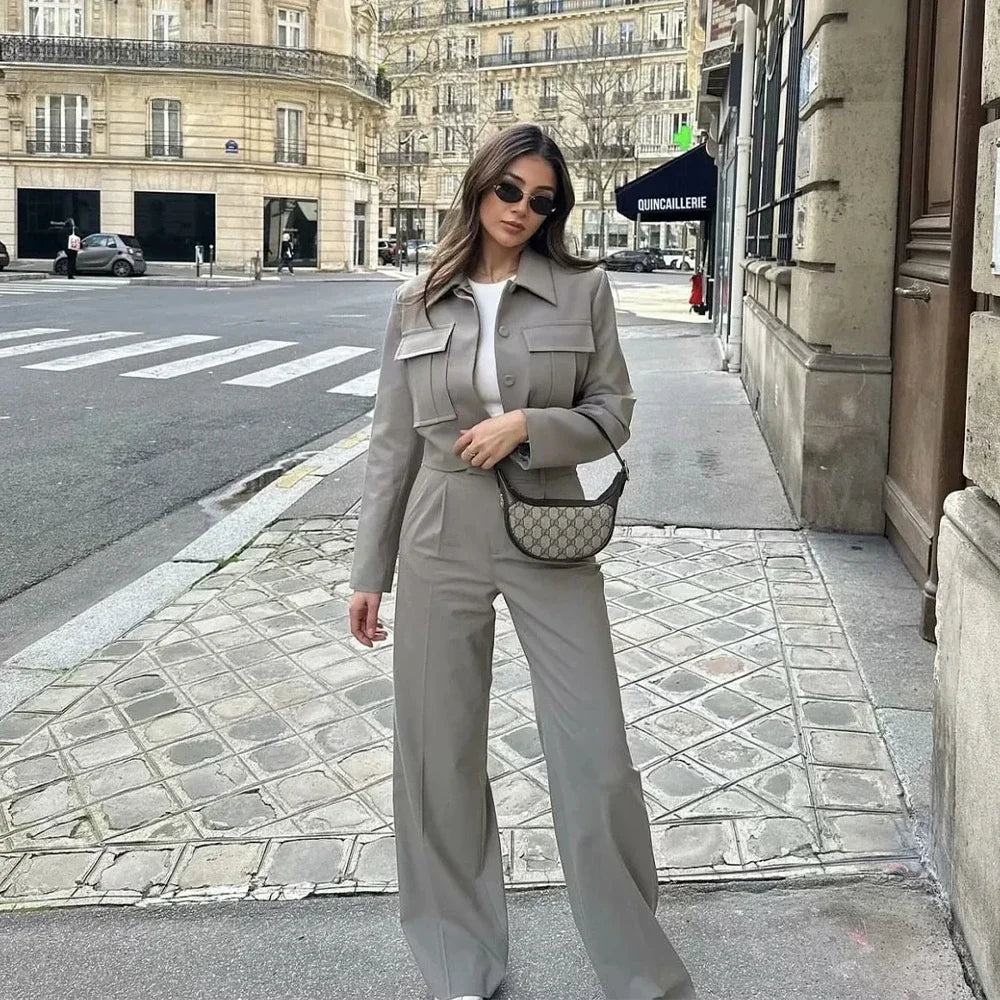 Casual Women Solid Suits Fashion