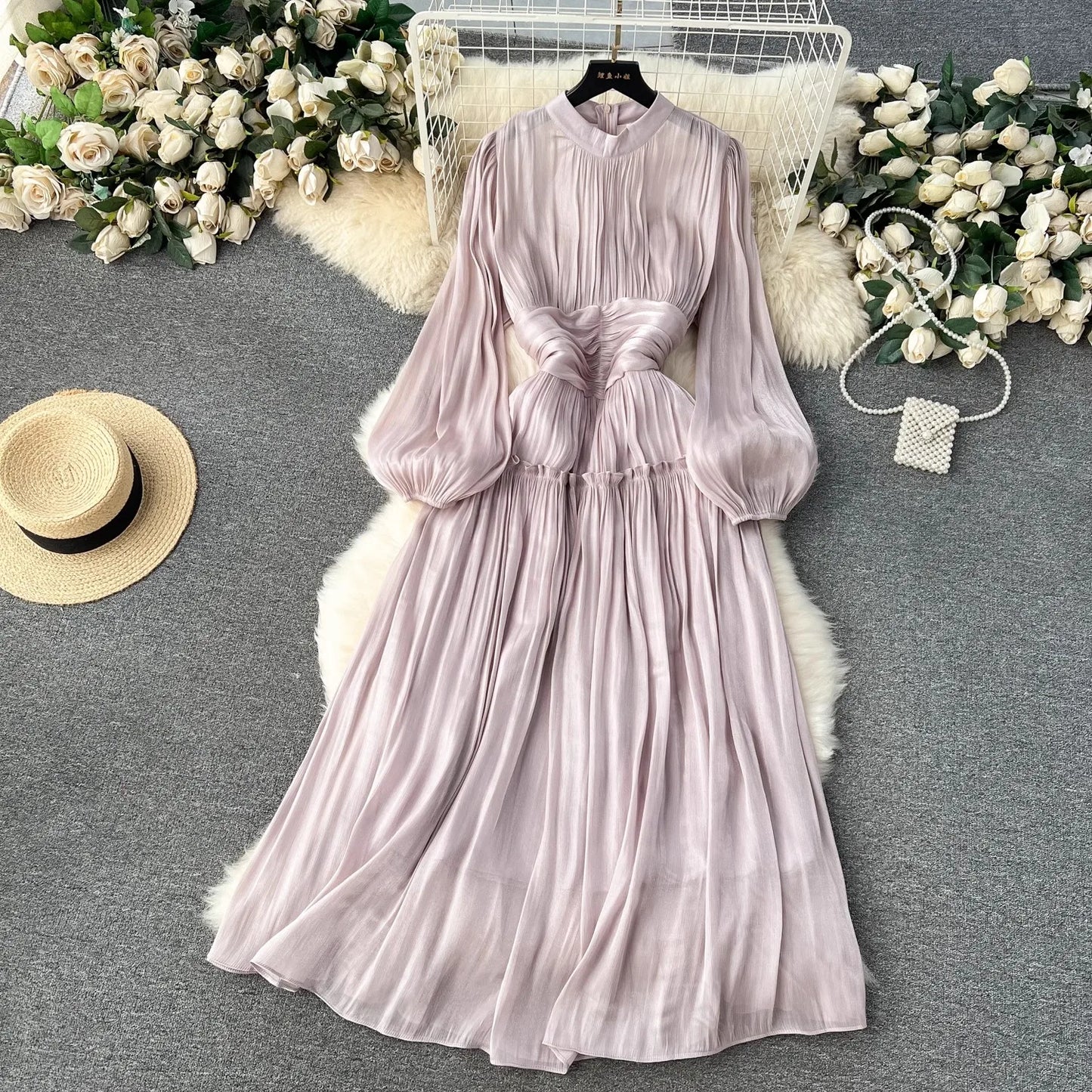 French Luxury Folds Wedding Formal Occasion Dresses