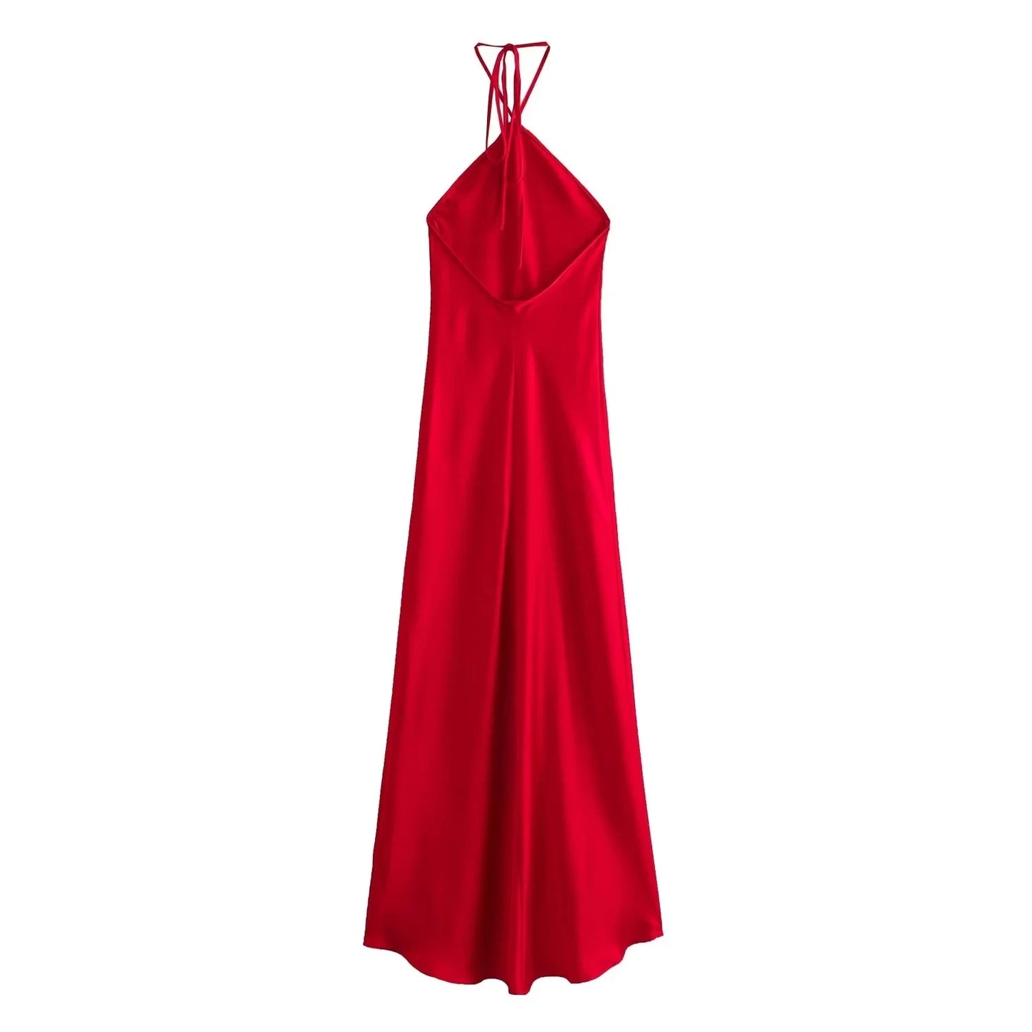 Long Dresses for Women Backless Satin Dress Woman Off Shoulder Sexy Midi Dresses Elegant