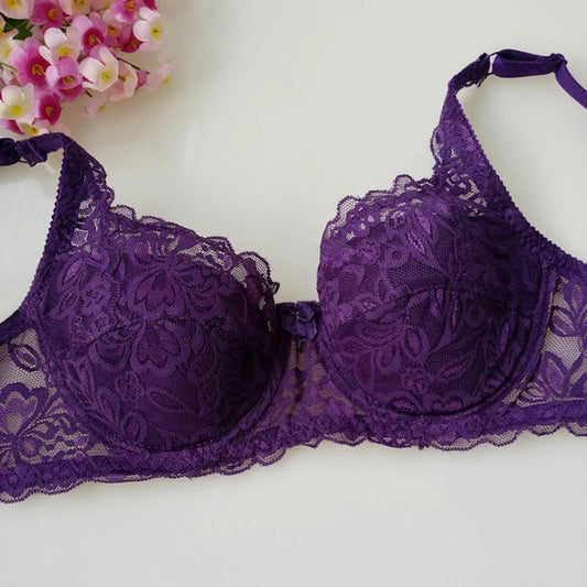 2024 New Lace Bras Unlined Full Cup