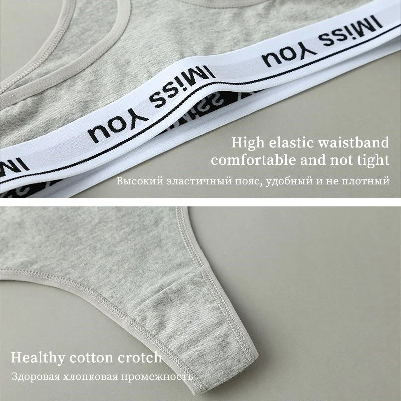 3Pcs Cotton Panties Plus