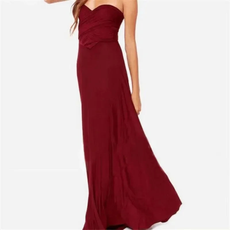 Bridesmaid Formal and More Stunning Red Strapping Dress