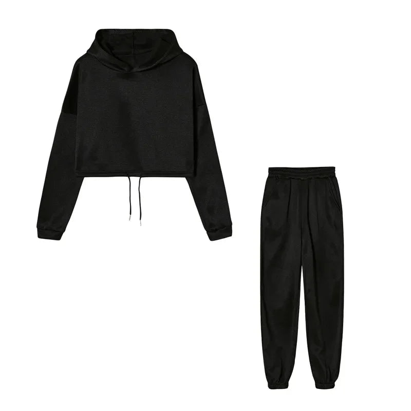 Casual Sportswear Two-piece Set Sweet Style Pant