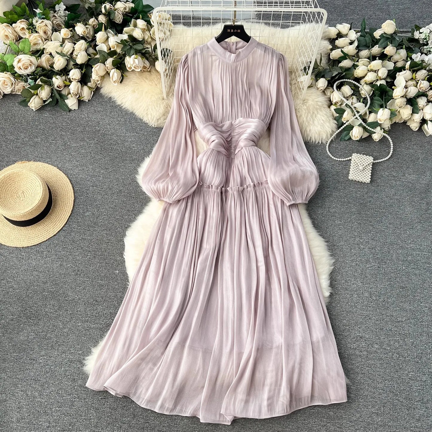 French Luxury Folds Wedding Formal Occasion Dresses