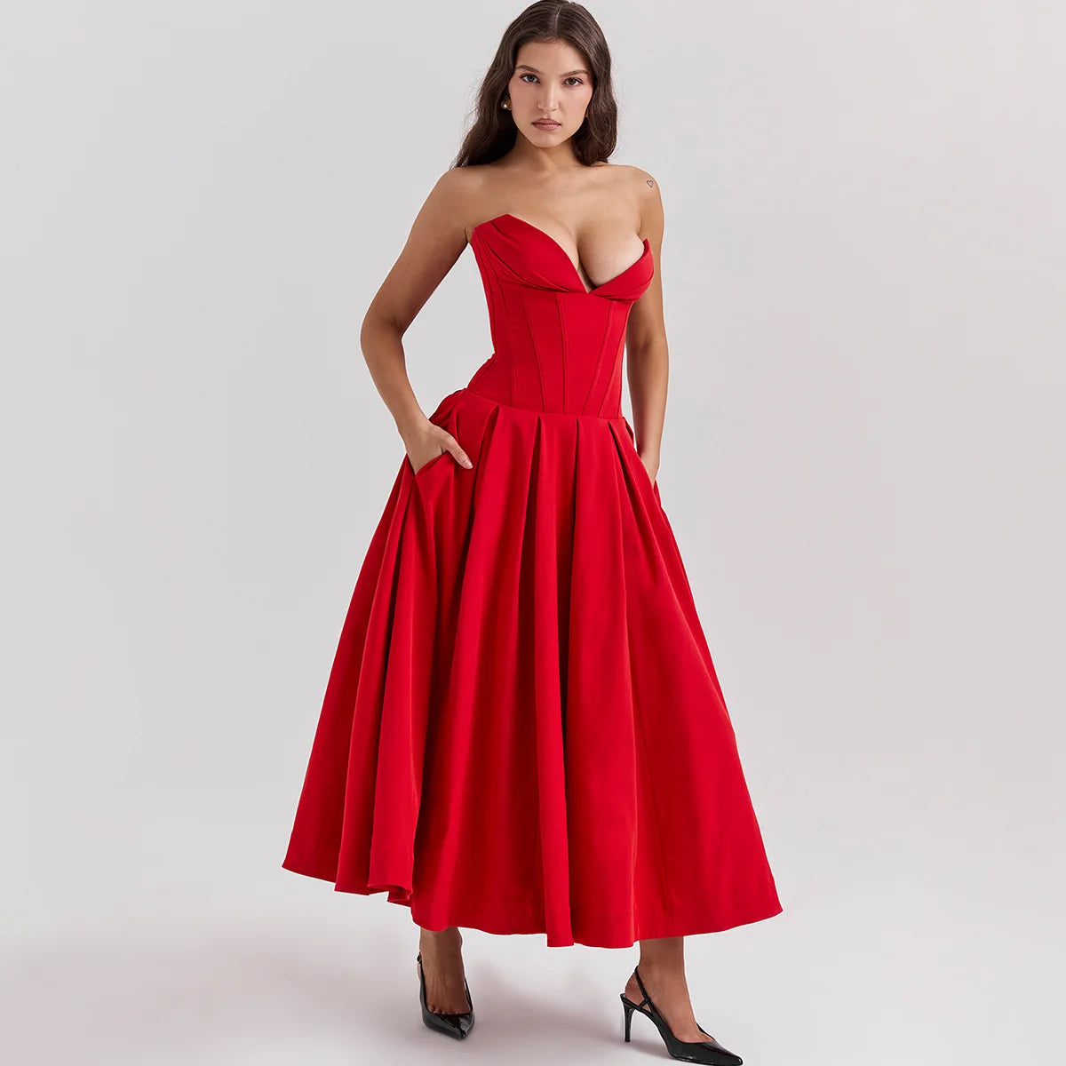 Formal Occasion Strapless Dress