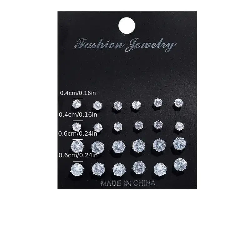 36 Pairs Earrings Set