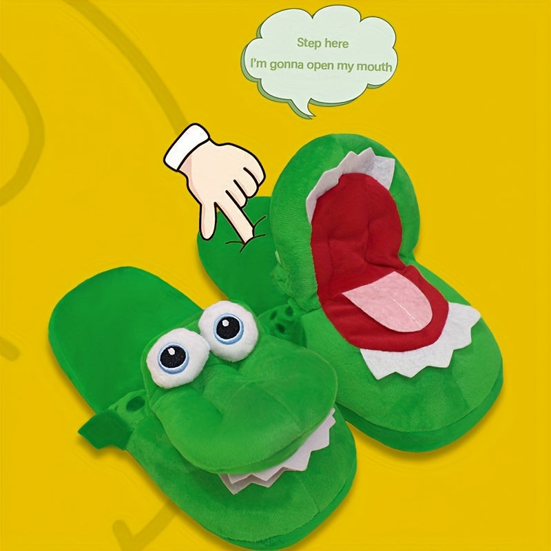 Funny Crocodile Mouth Novelty Slippers